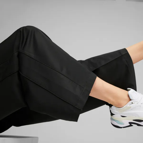 Спортивные брюки для женщин Puma T7 Relaxed Track Pant Wv L/ Черный photo 7