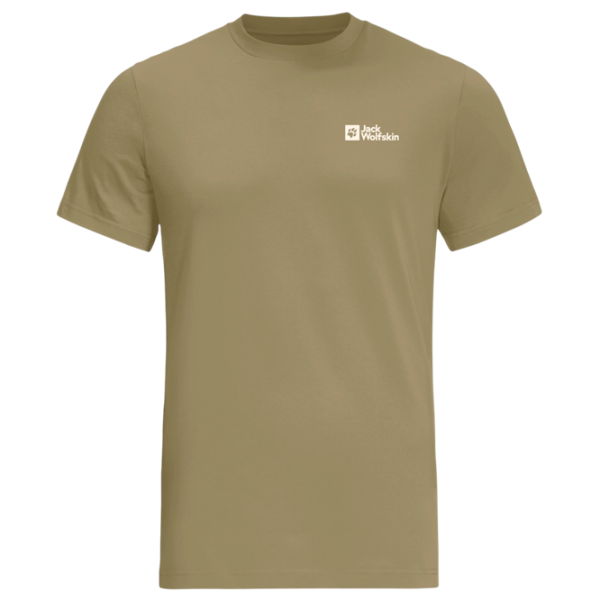 Tricou pentru bărbați Jack Wolfskin Essential T M 100% bumbac/ Green photo 3