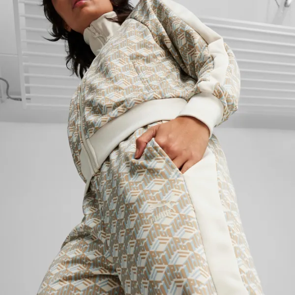 Спортивные штаны для женщин Puma T7 Aop Straight Leg Track Pants XS/ Бежевый photo 7