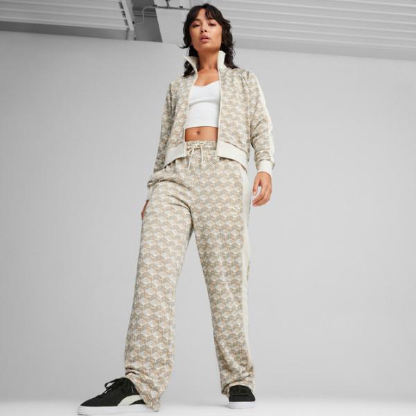 Спортивные штаны для женщин Puma T7 Aop Straight Leg Track Pants L/ Бежевый photo 3