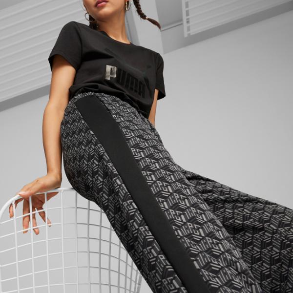 Pantaloni sportivi pentru femei Puma T7 Aop Straight Leg Track Pants XS/ Black photo 4 Pantaloni sportivi pentru femei Puma T7 Aop Straight Leg Track Pants XS/ Black photo 4