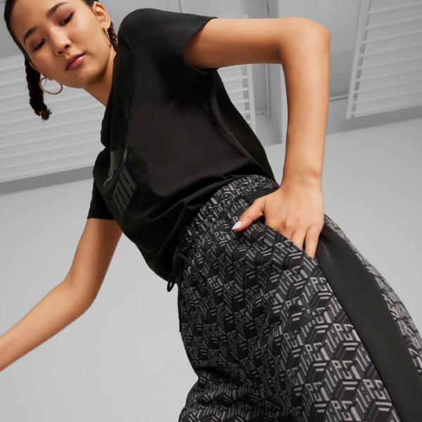 Pantaloni sportivi pentru femei Puma T7 Aop Straight Leg Track Pants XS/ Black photo 5 Pantaloni sportivi pentru femei Puma T7 Aop Straight Leg Track Pants XS/ Black photo 5
