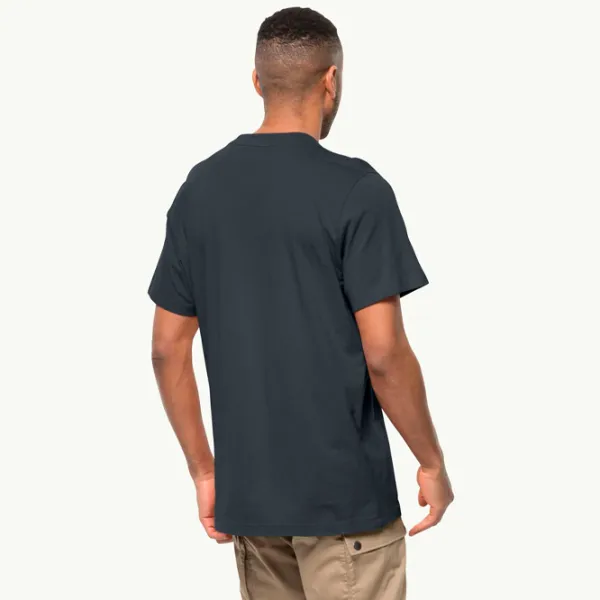 Футболка для мужчин Jack Wolfskin Bergliebe T M 100% хлопок/ Phantom photo 3