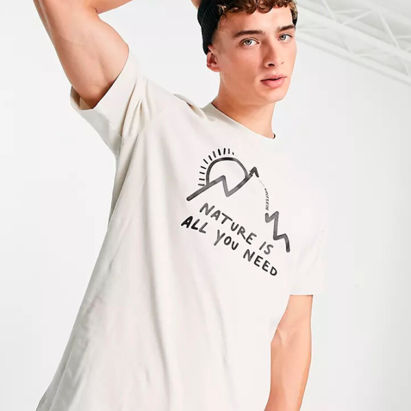 Футболка для мужчин Jack Wolfskin Bergliebe T M 100% хлопок/ Winter Pearl photo 2