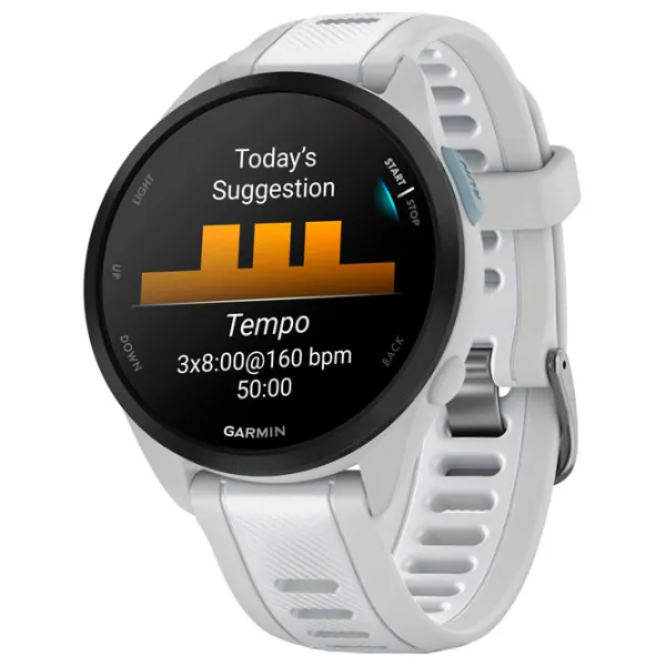 Ceas inteligent Garmin Forerunner 165 1.2"/ 30.4 mm/ Mist Gray - Mist Grey/ 010-02863-21 photo 2