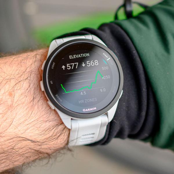 Ceas inteligent Garmin Forerunner 165 1.2"/ 30.4 mm/ Mist Gray - Mist Grey/ 010-02863-21 photo 9