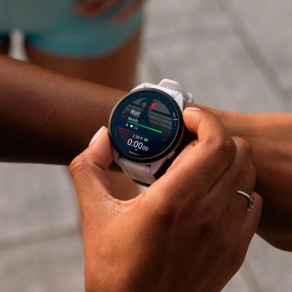 Ceas inteligent Garmin Forerunner 165 1.2"/ 30.4 mm/ Mist Gray - Mist Grey/ 010-02863-21 photo 11