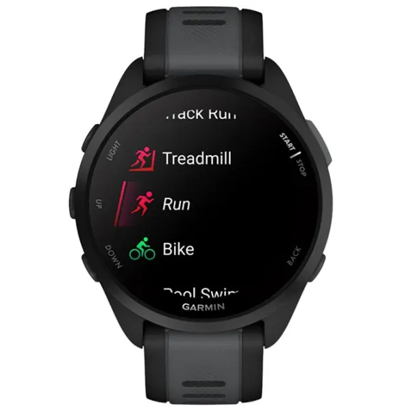 Ceas inteligent Garmin Forerunner 165 1.2"/ 30.4 mm/ Black - Black/ 010-02863-20 photo 4