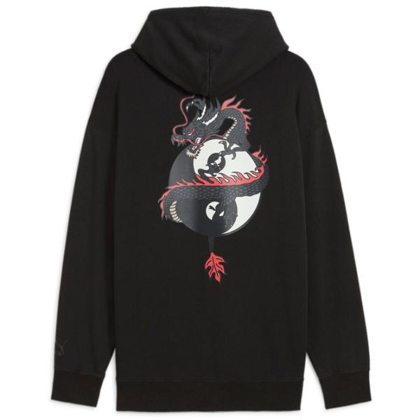 Hanorac pentru bărbați Puma X Staple Graphic Tr Drept/ Black photo 2