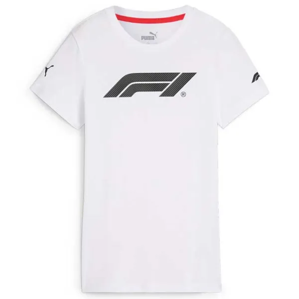 Футболка для женщин Puma F1 Logo Graphic Tee Wns 100% хлопок/ Белый photo 2