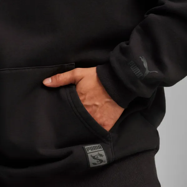 Hanorac pentru bărbați Puma X Staple Graphic Tr Drept/ Black photo 7