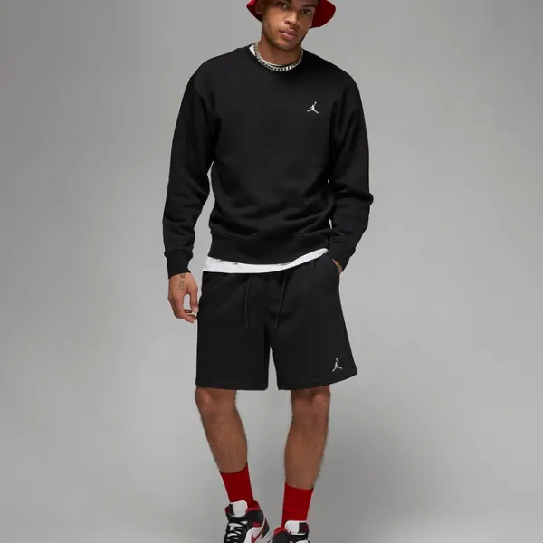 Толстовка для мужчин Nike Jordan Brooklyn Fleece Crew Прямой/ Черный photo 4
