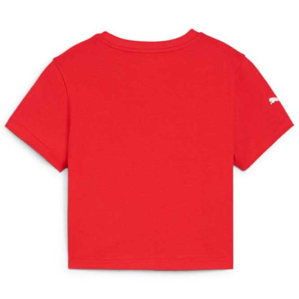 Футболка для женщин Puma F1 Ess Cropped Logo Tee Wns 100% хлопок/ Красный photo 2