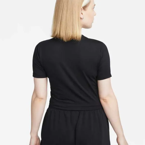 Tricou pentru femei Nike W Nsw Tee Essntl Slim Crp Lbr 48% modal/ Black photo 2