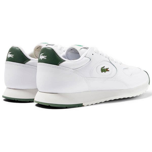 Adidași pentru bărbați Lacoste Men's Linetrack Leather 42.5/ White photo 2 Adidași pentru bărbați Lacoste Men's Linetrack Leather 42.5/ White photo 2