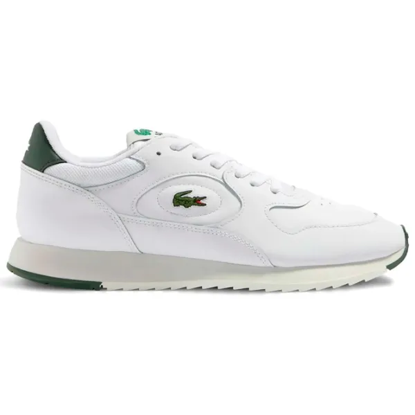 Adidași pentru bărbați Lacoste Men's Linetrack Leather 42.5/ White photo 3 Adidași pentru bărbați Lacoste Men's Linetrack Leather 42.5/ White photo 3