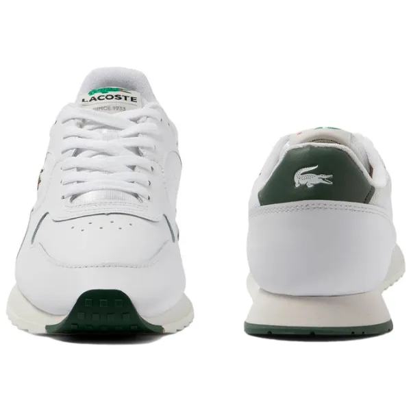 Adidași pentru bărbați Lacoste Men's Linetrack Leather 42.5/ White photo 5 Adidași pentru bărbați Lacoste Men's Linetrack Leather 42.5/ White photo 5
