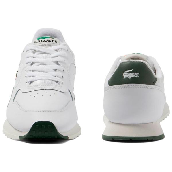 Adidași pentru bărbați Lacoste Men's Linetrack Leather 42.5/ White photo 5 Adidași pentru bărbați Lacoste Men's Linetrack Leather 42.5/ White photo 5