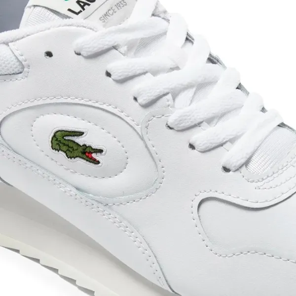 Adidași pentru bărbați Lacoste Men's Linetrack Leather 42.5/ White photo 6 Adidași pentru bărbați Lacoste Men's Linetrack Leather 42.5/ White photo 6
