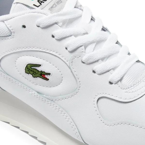 Adidași pentru bărbați Lacoste Men's Linetrack Leather 42.5/ White photo 6 Adidași pentru bărbați Lacoste Men's Linetrack Leather 42.5/ White photo 6