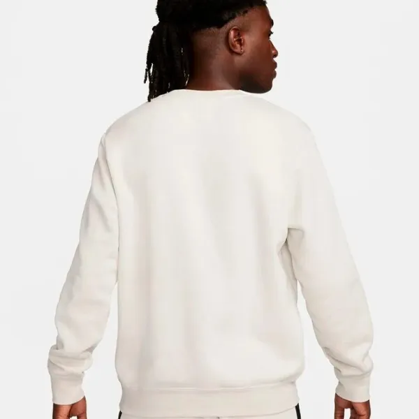 Hanorac pentru bărbați Nike M Nsw Sp Flc Crew Bb Drept/ White photo 3