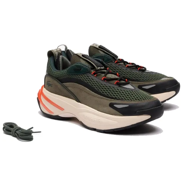 Adidași pentru bărbați Lacoste Men's Audyssor Textile 40.5/ Green photo 2