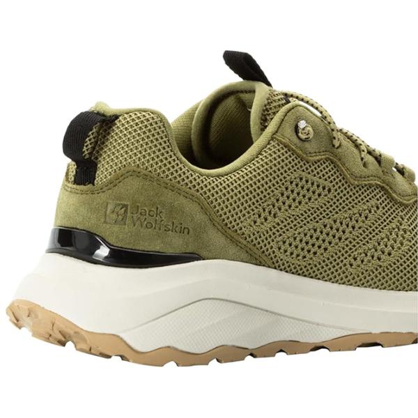 Adidași pentru femei Jack Wolfskin Dromoventure Knit Low W Primăvară/ Olive Green photo 7