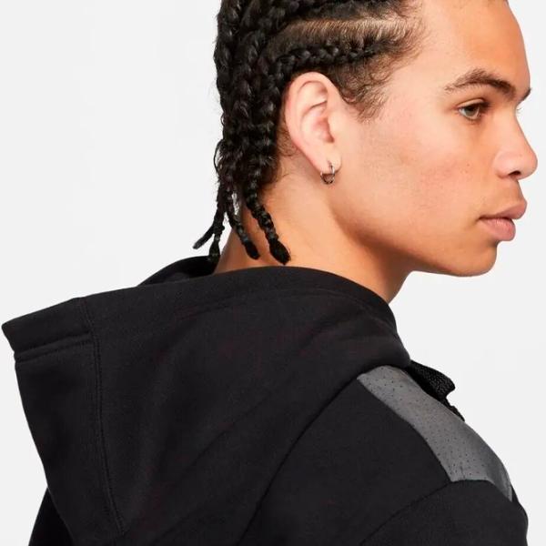 Hanorac pentru bărbați Nike Sportswear SP Fleece BB Drept/ Black photo 5