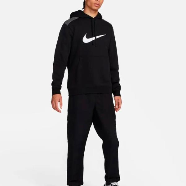 Hanorac pentru bărbați Nike Sportswear SP Fleece BB Drept/ Black photo 3