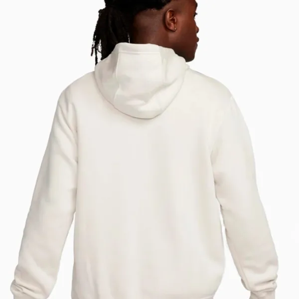 Hanorac pentru bărbați Nike Sportswear SP Fleece BB Drept/ Beige photo 3