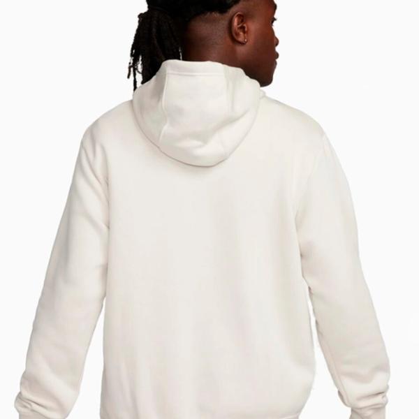 Hanorac pentru bărbați Nike Sportswear SP Fleece BB Drept/ Beige photo 3