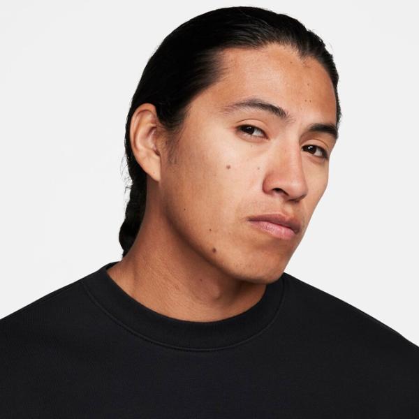 Hanorac pentru bărbați Nike Club Bb Crew Stack Gx Drept/ Black photo 5