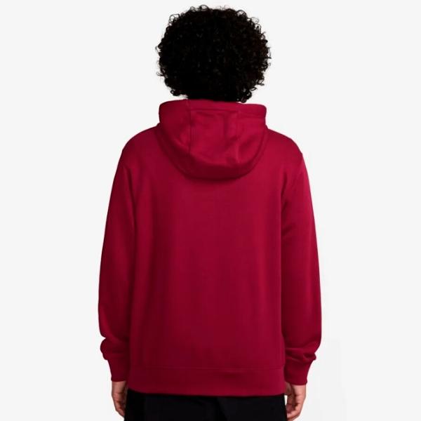 Hanorac pentru bărbați Nike Club Bb Po Hdy Stack Gx Drept/ Red photo 3