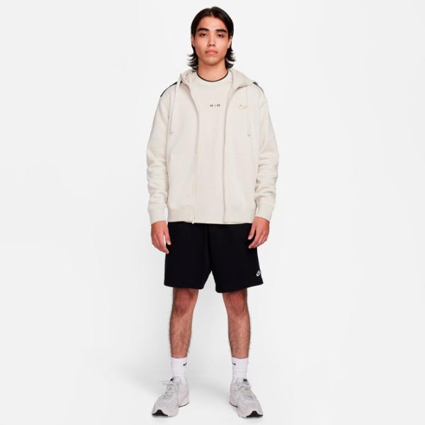 Hanorac pentru bărbați Nike Sportswear Fleece Full Zip Drept/ White photo 3