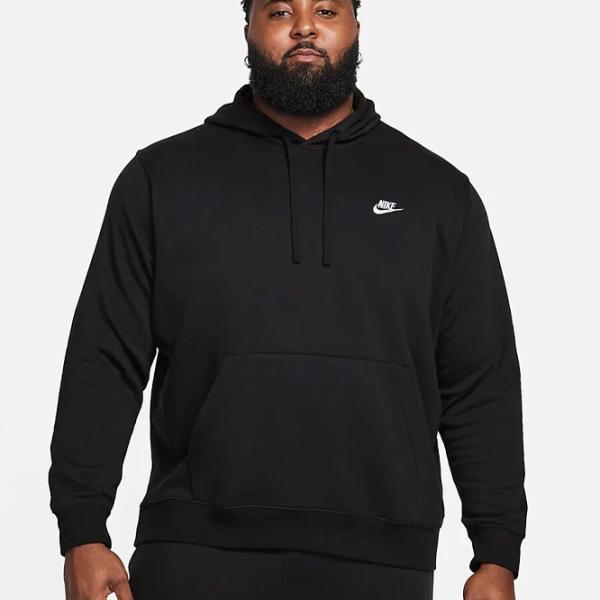 Толстовка для мужчин Nike Sportswear Club Pullover Hoodie Прямой/ Черный photo 2