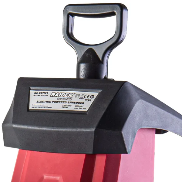 Измельчитель для веток Raider RD-ESH01 107 дБ/ 2400 Вт photo 4 Измельчитель для веток Raider RD-ESH01 107 дБ/ 2400 Вт photo 4