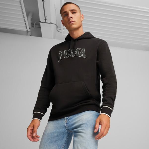 Hanorac pentru bărbați Puma Squad Hoodie Tr Drept/ Black photo 3