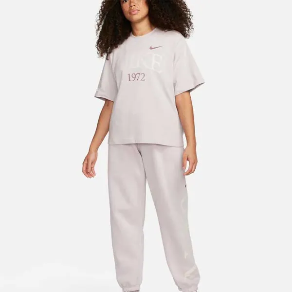 Tricou pentru femei Nike W Nsw Tee Classics Boxy 100% bumbac/ Gray photo 3