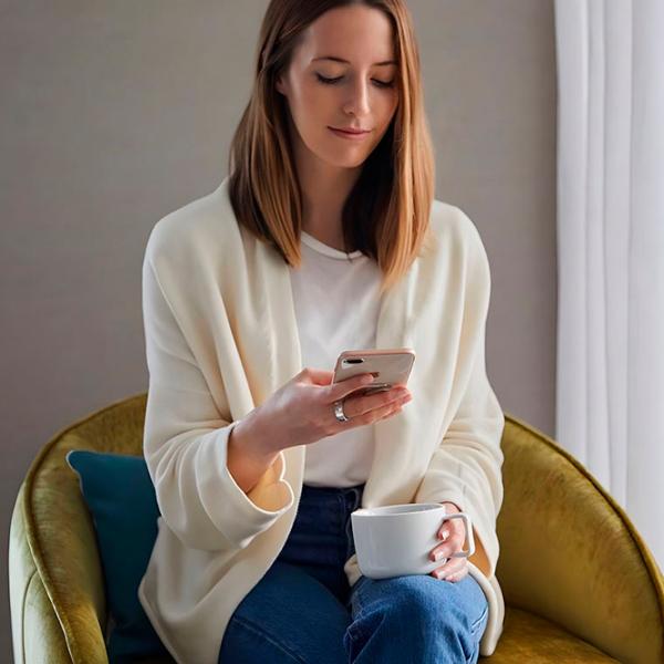 Умное кольцо Amovan Nova Размер - 9/ Серебристый photo 5