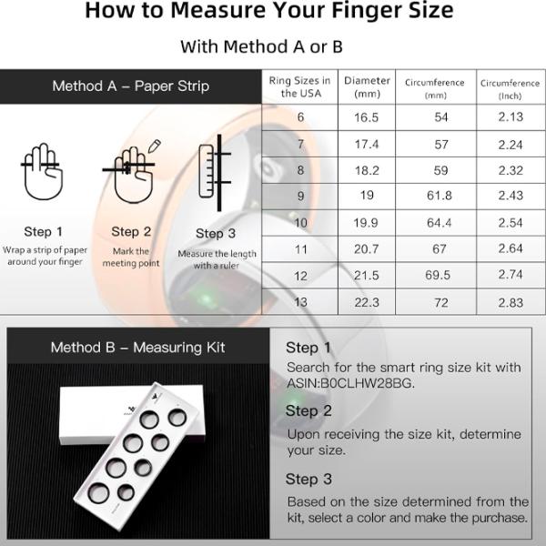 Умное кольцо Amovan Nova Размер - 9/ Серебристый photo 13