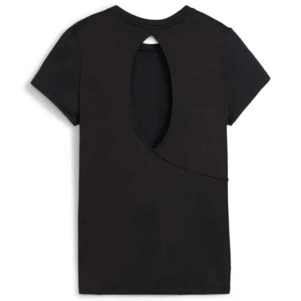 Tricou pentru femei Puma Studio Sheer Fashion Tee 6% elastan/ Black photo 2