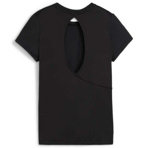Tricou pentru femei Puma Studio Sheer Fashion Tee 6% elastan/ Black photo 2