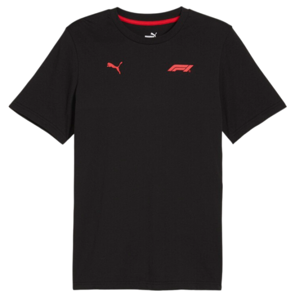 Tricou pentru bărbați Puma F1 Ess Tonal Logo Tee 100% bumbac/ Black photo 5