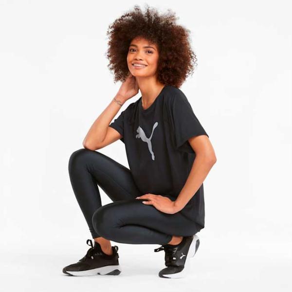 Tricou pentru femei Puma Evostripe Graphic Tee 35% viscoză/ Black photo 4