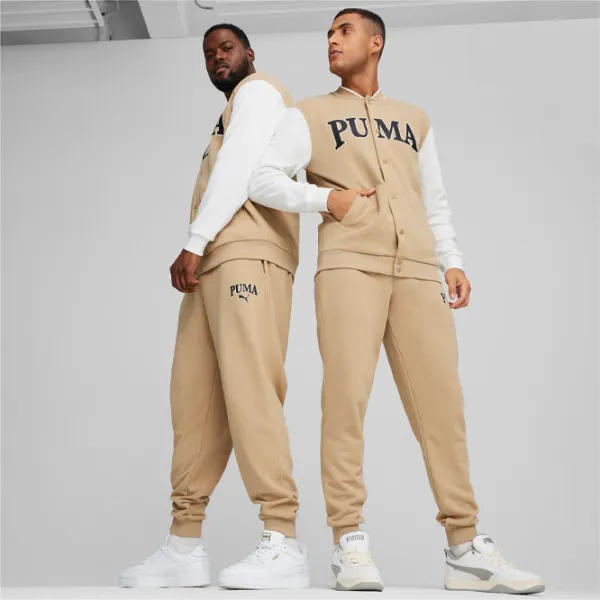 Hanorac pentru bărbați Puma Squad Track Jacket Tr Drept/ Beige photo 3