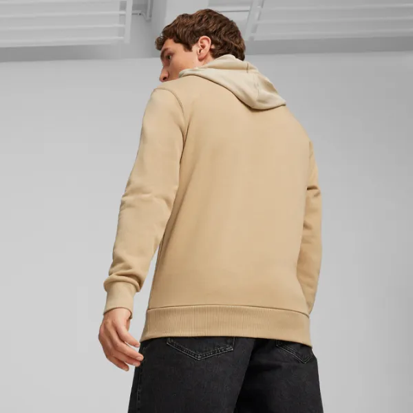 Hanorac pentru bărbați Puma Power Graphic Hoodie Tr Drept/ Beige photo 4