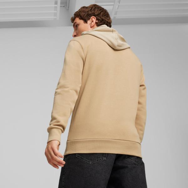 Hanorac pentru bărbați Puma Power Graphic Hoodie Tr Drept/ Beige photo 4