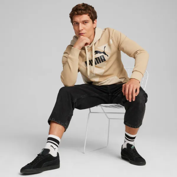 Толстовка для мужчин Puma Power Graphic Hoodie Tr Прямой/ Бежевый photo 5