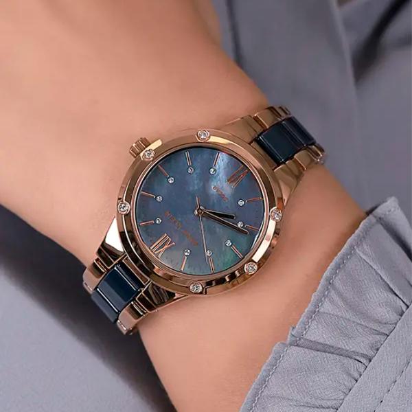 Ceas de mână pentru femei ANNE KLEIN AK/ 3758NVRG Cuarț/ 34 mm photo 4 Ceas de mână pentru femei ANNE KLEIN AK/ 3758NVRG Cuarț/ 34 mm photo 4