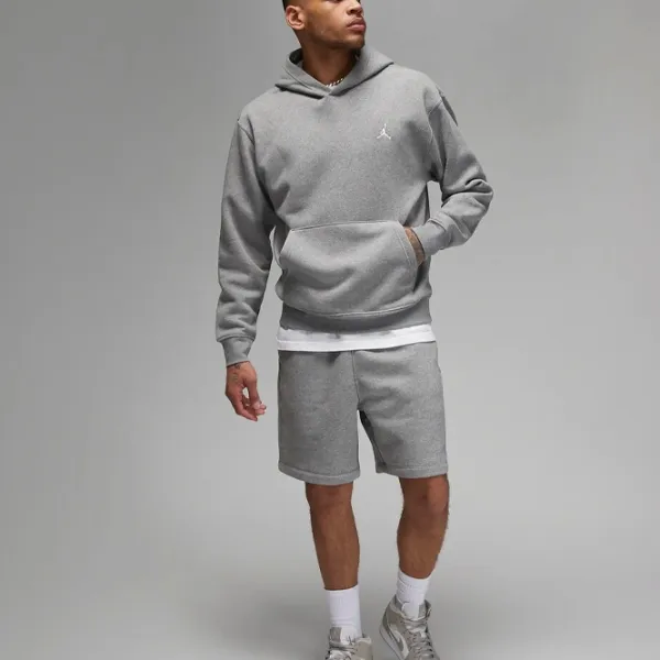Hanorac pentru bărbați Nike Jordan Brooklyn Fleece Printed Drept/ Gray photo 4